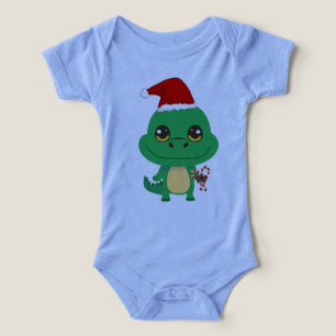 Crocodile de Noël mignon