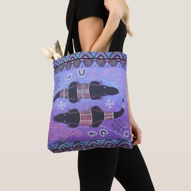 Crocodile Dream Festival Moon and Stars Tasche (Von Nahem)
