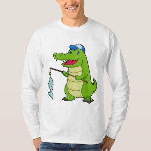 Crocodile Fishing Fisher Finish T-Shirt