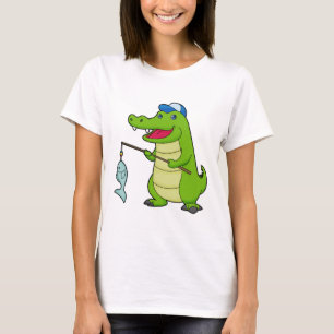 Crocodile Fishing Fisher Finish T-Shirt