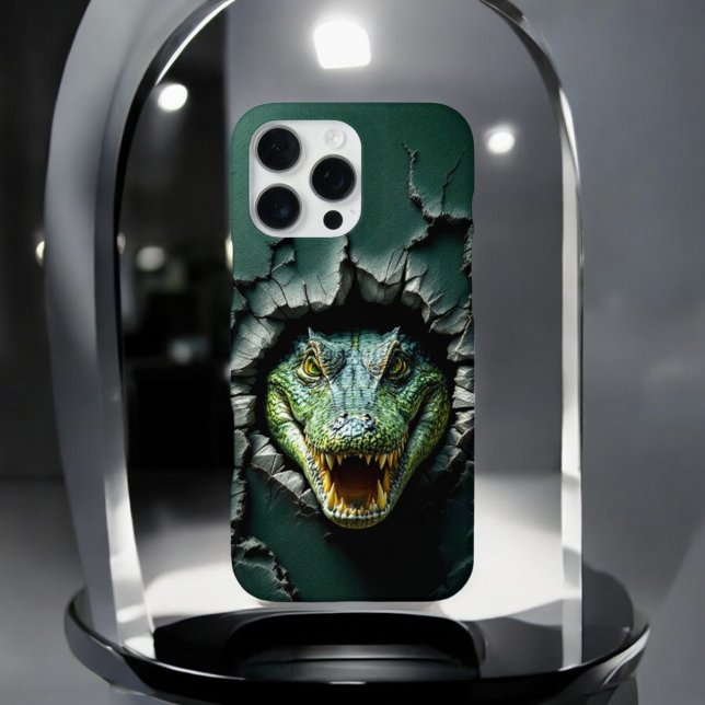 Crocodile Hideaway iPhone 16 Pro Max Hülle (Von Creator hochgeladen)