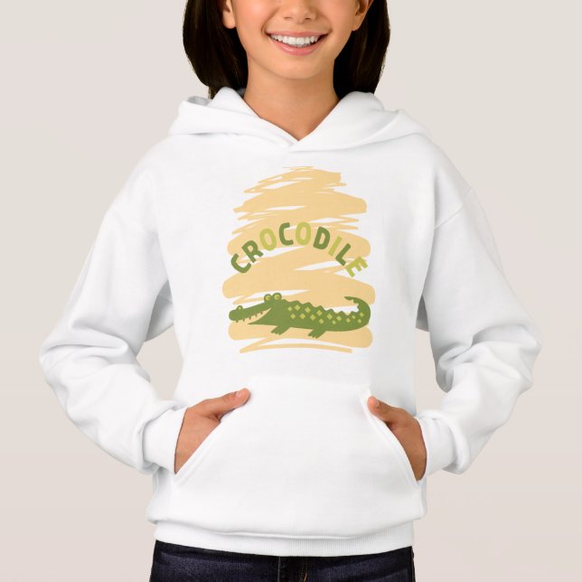 Crocodile Hoodie (Vorderseite)