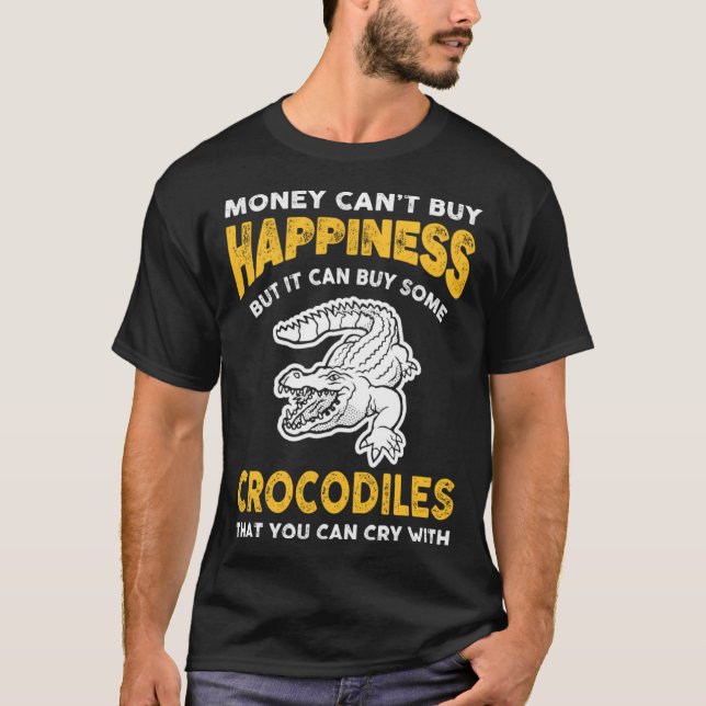 Crocodile Joke Saying For Croc Handler T-Shirt (Vorderseite)
