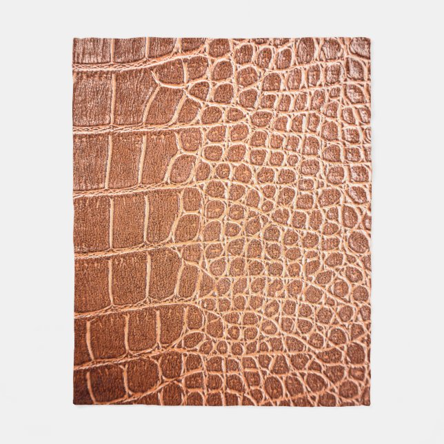 Crocodile leather pattern backgroundabstract,allig fleecedecke (Vorderseite)