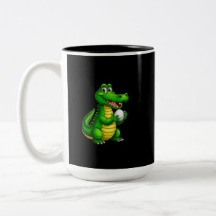 Crocodile Mignon Reste Sauvage Mug Noir – Déco Ani