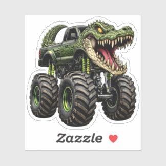 Crocodile Off-Road Monster Truck  Aufkleber