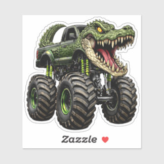 Crocodile Off-Road Monster Truck  Aufkleber