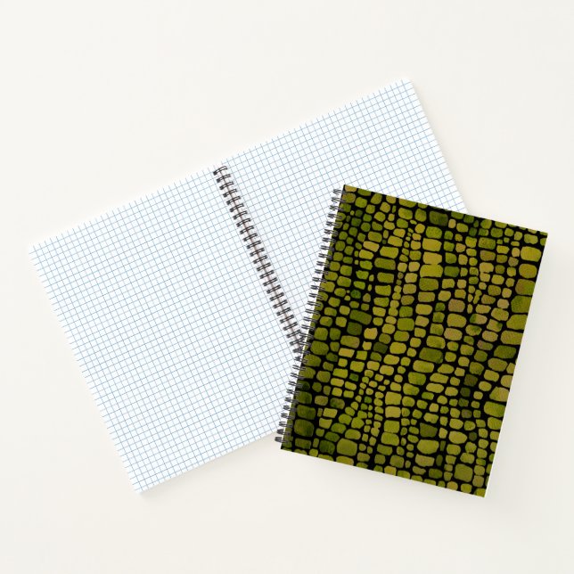 Crocodile Print Notizbuch (Innenseite)