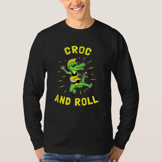 Crocodile Rock and Roll T-Shirt (Vorderseite)
