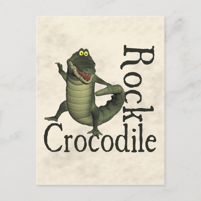 Crocodile Rock Postkarte (Vorderseite)