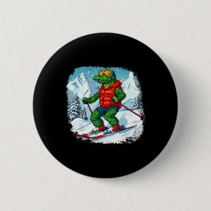 Crocodile Ski Button