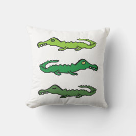Crocodiles and Alligators Kissen