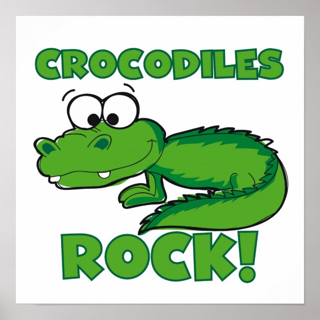 Crocodiles Rock Poster (Vorne)