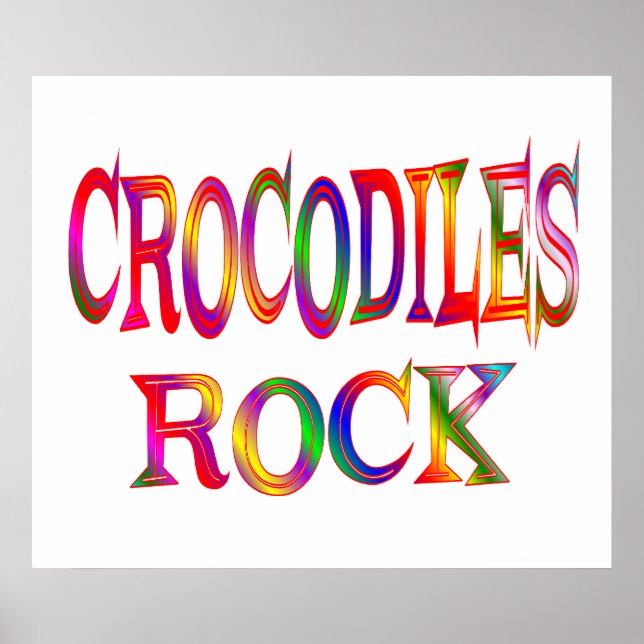 Crocodiles Rock Poster (Vorne)