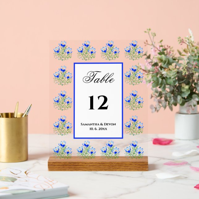 Crocus bleus (Mariage)