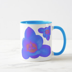 Crocus Blume Hot and Cold Ringer Tasse