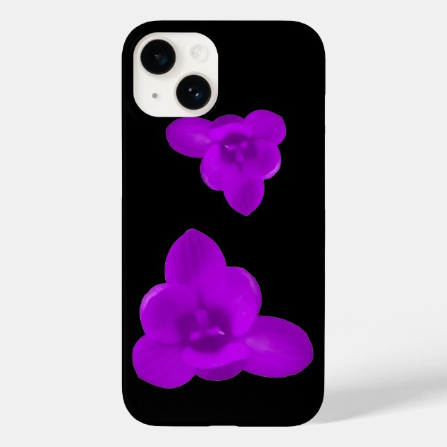 Crocus Blume Lila Case-Mate iPhone Hülle (Rückseite)