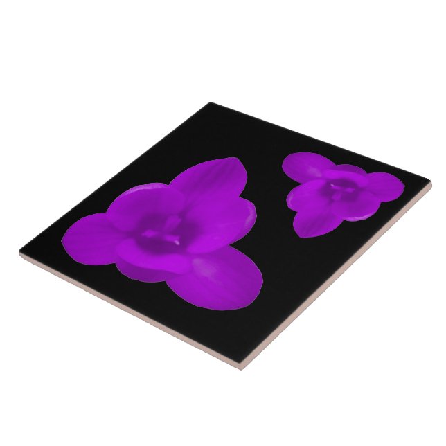 Crocus Blume Lila Tile Fliese (Seite)