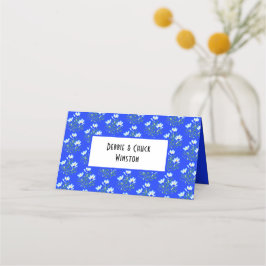 Crocus Blume Platzkarte Zelt