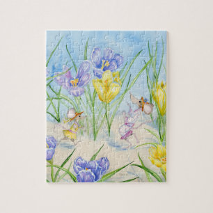 "Crocus Day" 110 pièces Jigsaw Puzzle