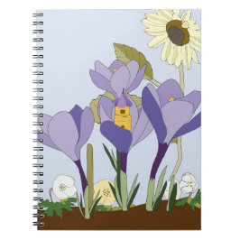 Crocus Fairy House Notebook Notizblock
