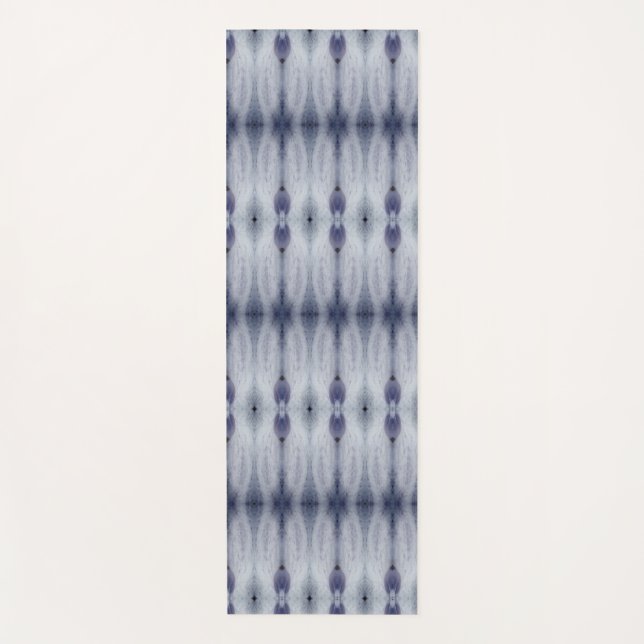 Crocus Ikat 5 Fog Yogamatte (Vorderseite)