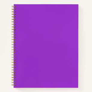 Crocus Lila Solid Color Spiral Notizbuch