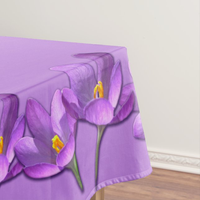 Crocus Tablecloth Osterfeige Blume Crocus Tableclo Tischdecke (Beispiel)