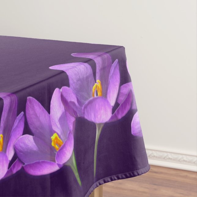 Crocus Tablecloth Osterfeige Blume Crocus Tableclo Tischdecke (Beispiel)