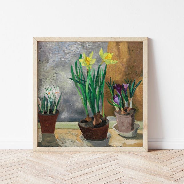 Crocuses and Daffodis in Pots | Christopher Wood Poster (Von Creator hochgeladen)