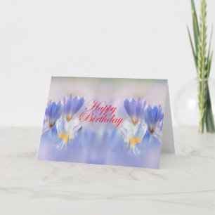 Crocuses-Blume Karte