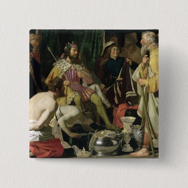 Croesus und Solon, 1624 Button (Vorderseite)