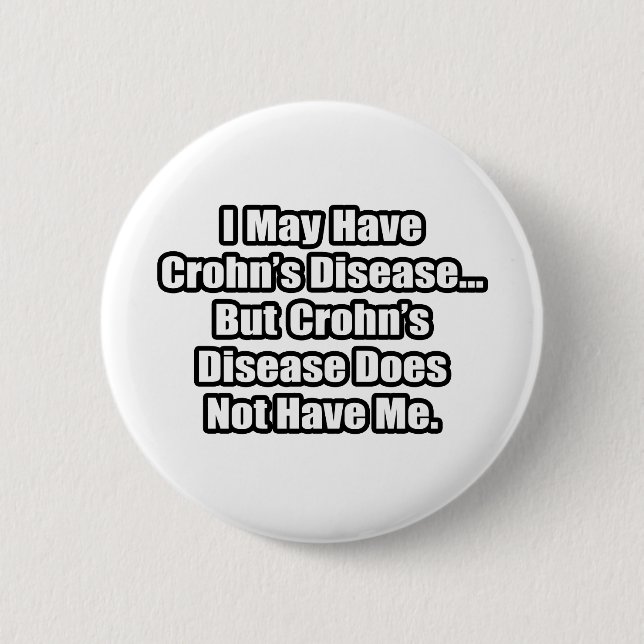 Crohn-Zitat Button (Vorderseite)