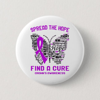 Crohn's Awareness Month Ribbon Geschenke Button