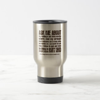 Crohns et tasse de voyage d'habilitation de colite