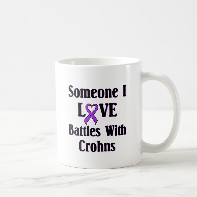 Crohns Krankheit Kaffeetasse (Rechts)