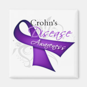 Crohns Krankheits-Bewusstseins-Band Magnet
