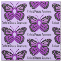 Crohns Krankheits-Schmetterlings-Bewusstseins-Band