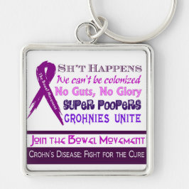Crohns Krankheits-Spaß Schlüsselanhänger