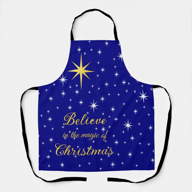 Croire à la magie de Noël Imprimer Tablier (Recto)