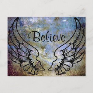Croire - Angel Wings Celestial Carte postale