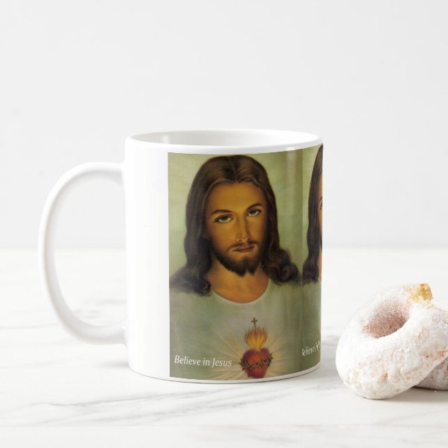 Croire en Jésus Mug (Avec donut)