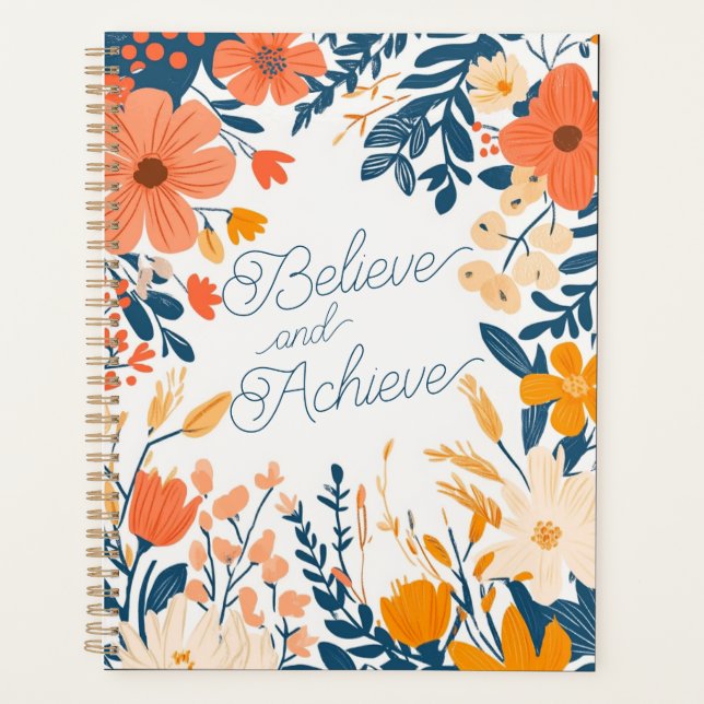 Croire et atteindre Botanical Folk Floral (Devant)