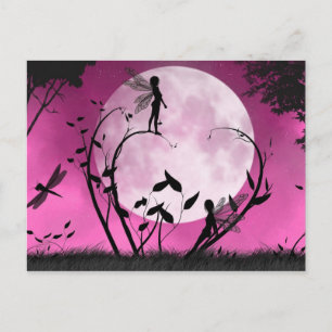 Croire la magie de lune Carte postale