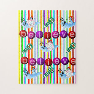 Croire Noël Puzzle Noël Snowman