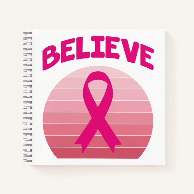 Croire Pink Rubon Retro Journal (Devant)