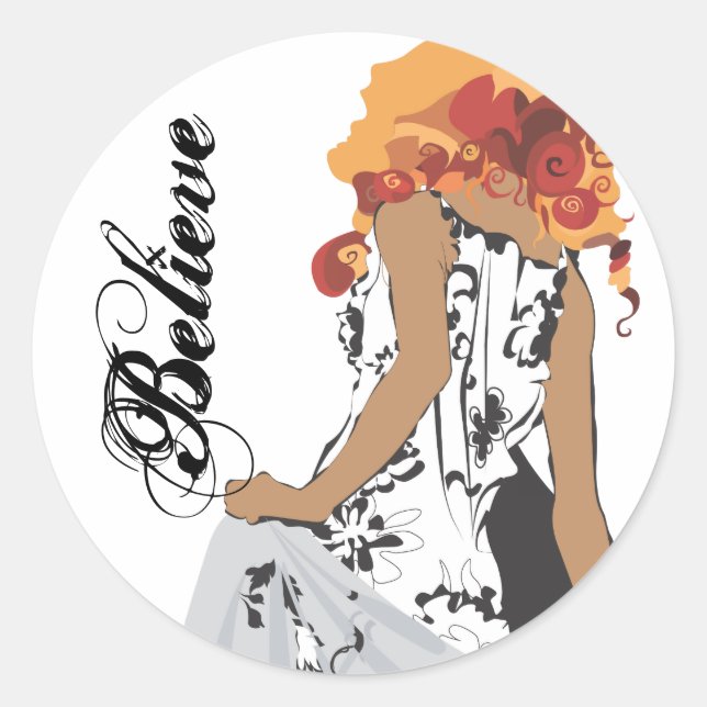 Croire Sticker (Devant)