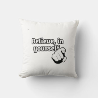 (Crois en toi-même) Coussin décoratif