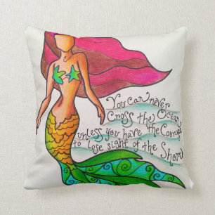 Croisez le coussin d'océan
