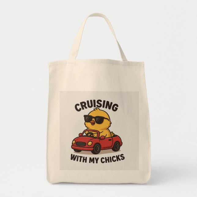 Croisière Avec Mes Poussins - Sac fourre-tout Chic (Devant)